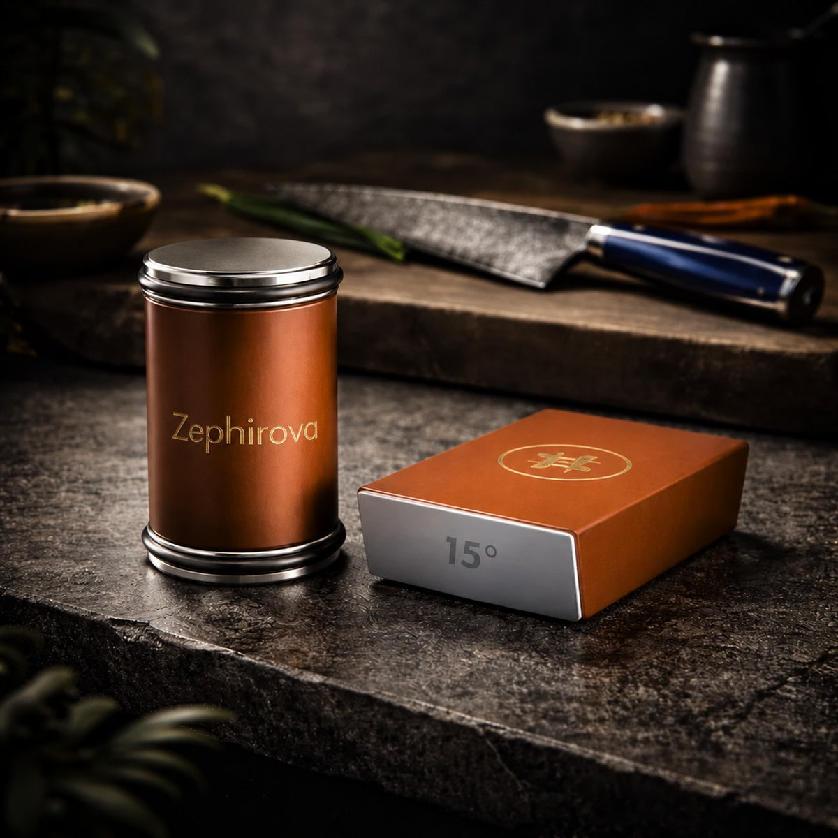 Zephirova Diamond Rolling Knife Sharpener™ – Sharp in 30 Seconds